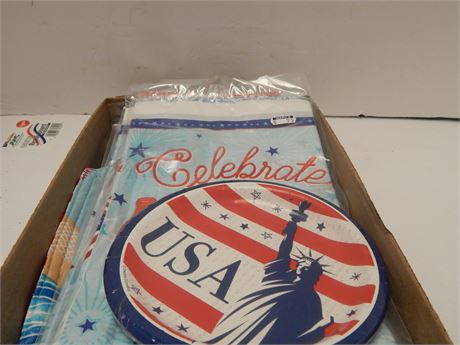 Flat Of Plastic Table Covers