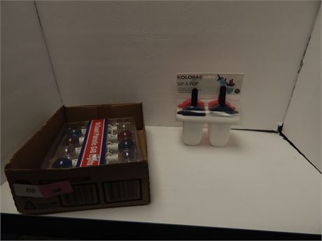 10 Count Patriotic G40 Lights & Kolorae Sip A Pop