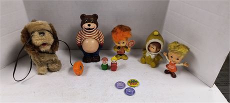 Vintage Baby King Toy & Vintage Fisher Price Little People & More Collectibles