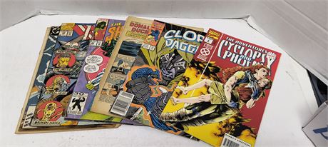 Flat Of Various Comic Books