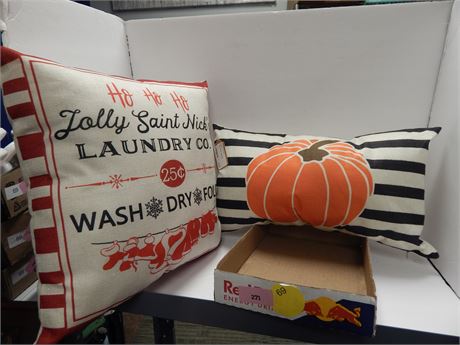 Lot Of Decorative Pillows