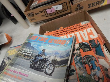 Flat Of Easy Rider & Iron Horse Magazines & More