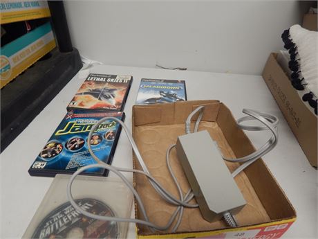 Playstation2 games and Nintendo power supply