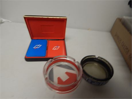 Ashtrays and Cards
