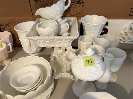 Milk Glass Dishes