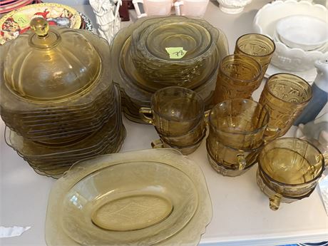 Vintage Glass Dinnerware