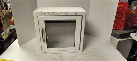 Emergency Defibrillator Metal Box