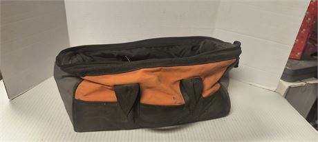 Rigid Canvas Tool Bag & Various Tools