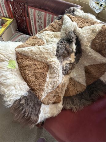Hand Sewn Llama /Alpaca Throw