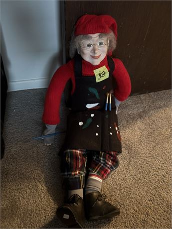 Christmas Elf Artist Doll