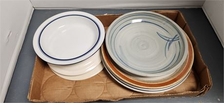 Flat Of Misc. Plates
