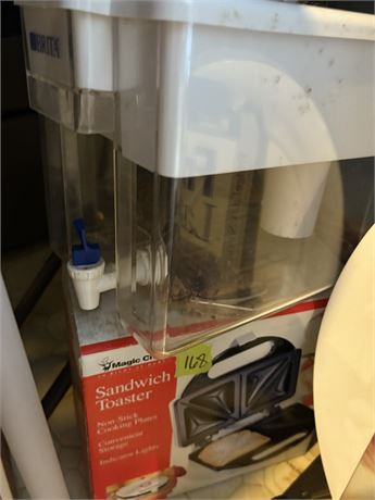Water Pitcher, Sandwich Toaster