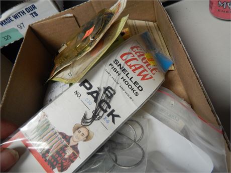 Flat Of Fishing Tackle