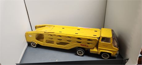 Vintage Metal Tonka Truck & Trailer