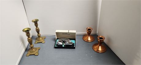 Candle Holders & Vintage Dexter Mat Cutter