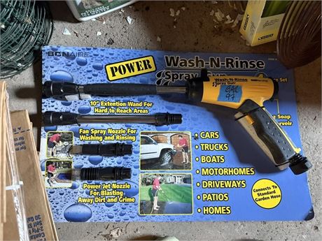 Power Wash Sprayer
