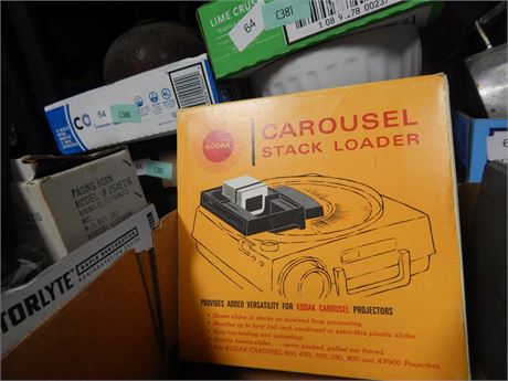 Kodak Carousel Stack Loader & Kodaslide Compartment File
