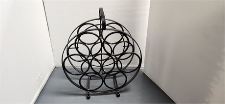 Metal Decorative Wine Rack