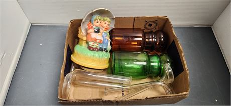 Flat Of Misc. Glassware