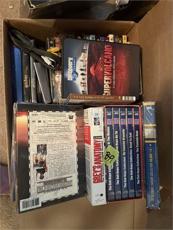 VHS, DVDs