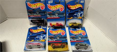 Flat Of Collectible Hot Wheels