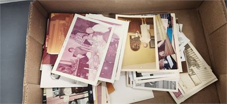 Lot Of Vintage Black & White & Color Photos