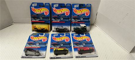 Flat Of Collectible Hot Wheels