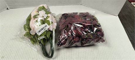Lot Of Craft Flowers