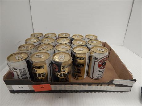 Lot Of Vintage Beer Cans