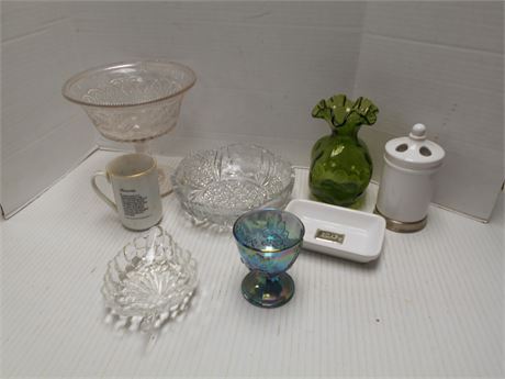 Lot Of Various Glassware