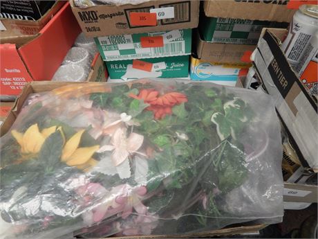 Lot Of Artificial Flowers
