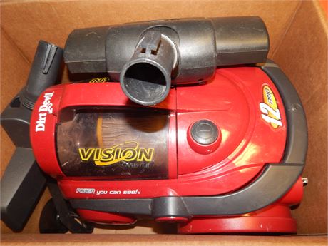Dirt Devil 12 Amp Vision Canister Vacuum