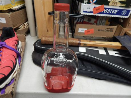 Lot Of Makers Mark Glass Bottles & Effen Vodka Bottles