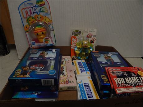 Animated Talking Mojimoto Toy & Bicycle License Plates & More
