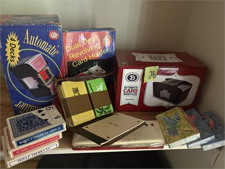 Cards, Card Shufflers