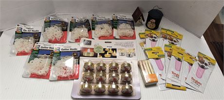 Tea Light Candles & Gutter Hooks & More