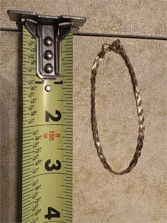 Gold Bracelet (Photo of Marking Added)