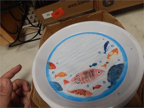Lot Of Plastic Fish Plates