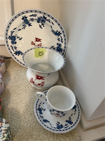 Titanic White Star Dishes