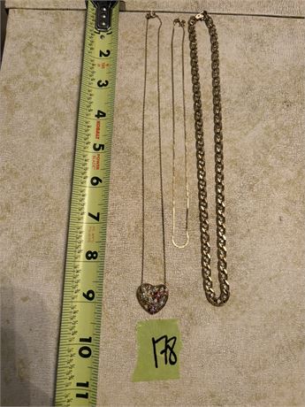 Gold Necklaces (Photo Added with Marking)