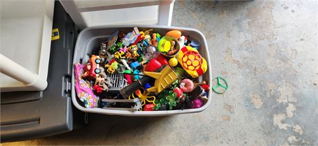 Tote full of toys