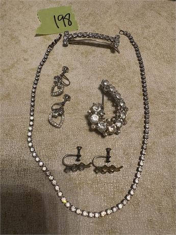 Necklaces, Earings, Pins