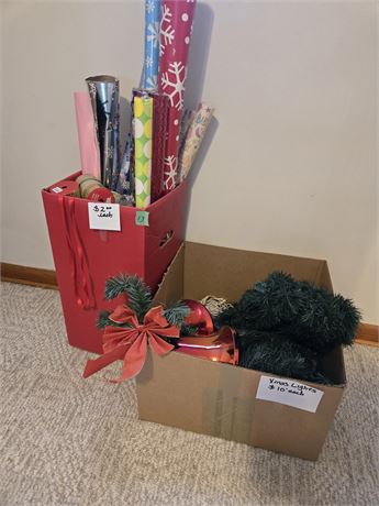 Holiday Wrapping and Decor