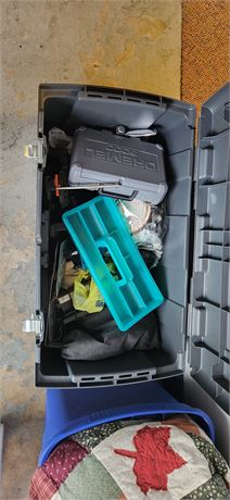 Tool box with stuff