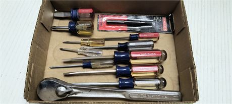 Flat Of Craftsman Tools