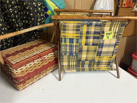 Vintage Sewing Supplies and Box