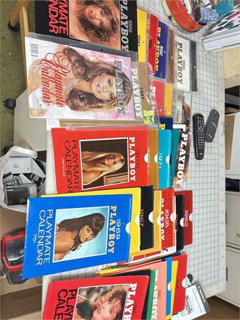 Vintage Playboy Calendars
