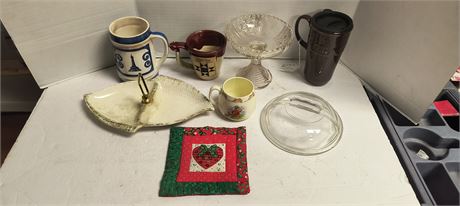 Lot Of Glassware & Misc.