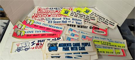 Vintage Bumper Stickers