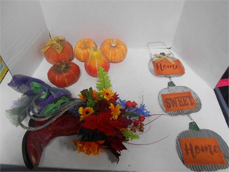 Flat Of Fall Decorations